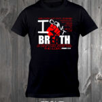 I Can’t Breath Shirt – Red & White Image